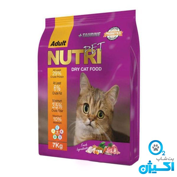 غذای خشک گربه بالغ با ۲۹% نوتری 7 کیلوگرمی