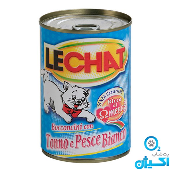 کنسرو گربه چانک لیچت با طعم تن و ماهی سفید 400 گرمی