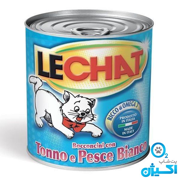 کنسرو گربه چانک لیچت با طعم تن و ماهی سفید 720 گرمی